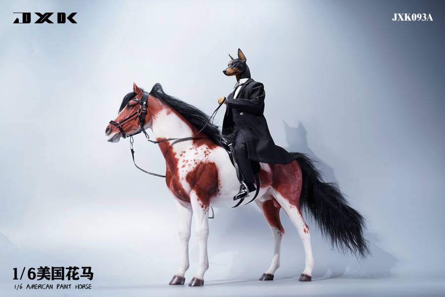 JXK 1/6 美國花馬 動物系列 塗裝完成品 全4種 分別販售 JXK,1/6,美國花馬,動物系列,塗裝完成品,全4種,分別販售,