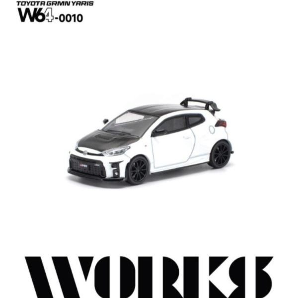 (預購) WORKS MODEL 1/64 豐田 TOYOTA GRMN YARIS WHITE W640010 20260809 WORKS MODEL 1/64 豐田 TOYOTA GRMN YARIS WHITE W640010