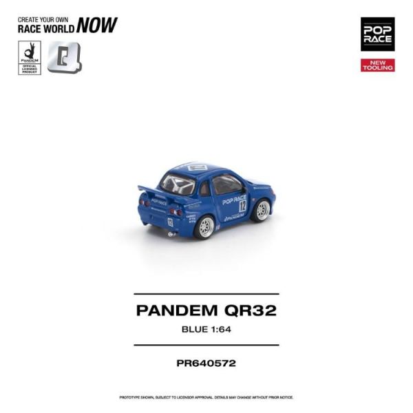 (預購) POP RACE 1/64 PANDEM QR32 BLUE PR640572 20260813 POP RACE 1/64 PANDEM QR32 BLUE PR640572