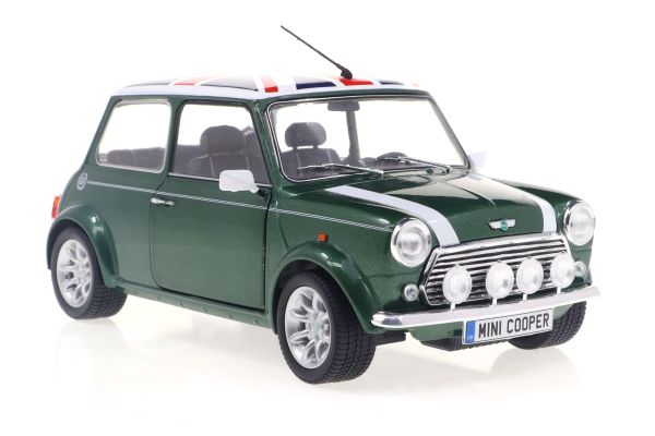 (預購) SOLIDO 1/18 迷你 MINI COOPER SPORT BRITISH RACING GREEN & FLAG 1997 20261026 SOLIDO 1/18 迷你 MINI COOPER SPORT BRITISH RACING GREEN & FLAG 1997