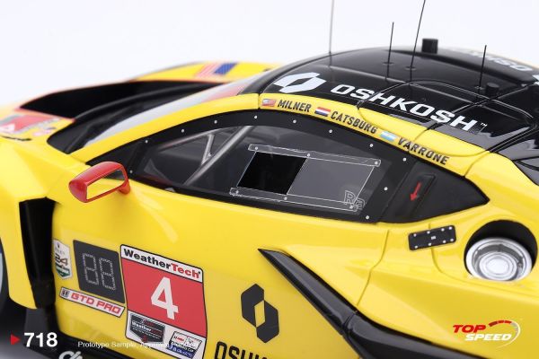 (預購) TOP SPEED 1/18 雪佛蘭 Chevrolet Corvette Z06 GT3.R #4 Corvette Racing by Pratt Miller Motorsports 2026 IMSA Daytona 24 Hrs TS0718 20260824 TOP SPEED 1/18 雪佛蘭 Chevrolet Corvette Z06 GT3.R #4 Corvette Racing by Pratt Miller Motorsports 2026 IMSA Daytona 24 Hrs TS0718