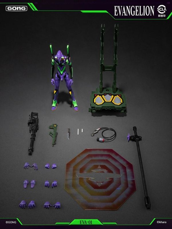 (預購) 共鳴Gong 新世紀福音戰士 初號機 可動完成品 20260428 共鳴Gong 新世紀福音戰士 初號機 可動完成品