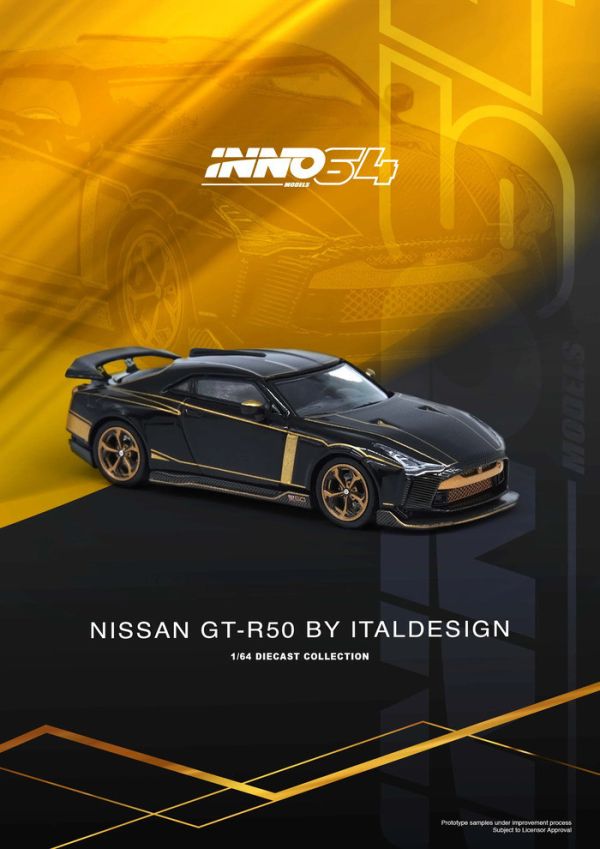 INNO64 1/64 日產 NISSAN GT-R50 By ITALDESIGN Black INNO64 1/64 日產 NISSAN GT-R50 By ITALDESIGN Black