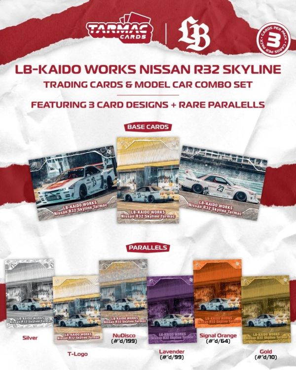 (預購) TARMAC WORKS 1/64 日產 HOBBY64 LB-KAIDO WORKS Nissan R32 Skyline Tarmac T64-097-25TAS 20260906 TARMAC WORKS 1/64 日產 HOBBY64 LB-KAIDO WORKS Nissan R32 Skyline Tarmac T64-097-25TAS