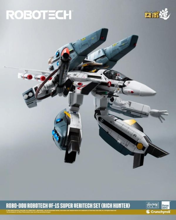 (預購) threezero ROBO-DOU 超時空要塞 VF-1S 變形戰鬥機超級裝甲套裝 RICK HUNTER 20.3cm 3Z03076W0 20260614 threezero ROBO-DOU 超時空要塞 VF-1S 變形戰鬥機超級裝甲套裝 RICK HUNTER 20.3cm 3Z03076W0