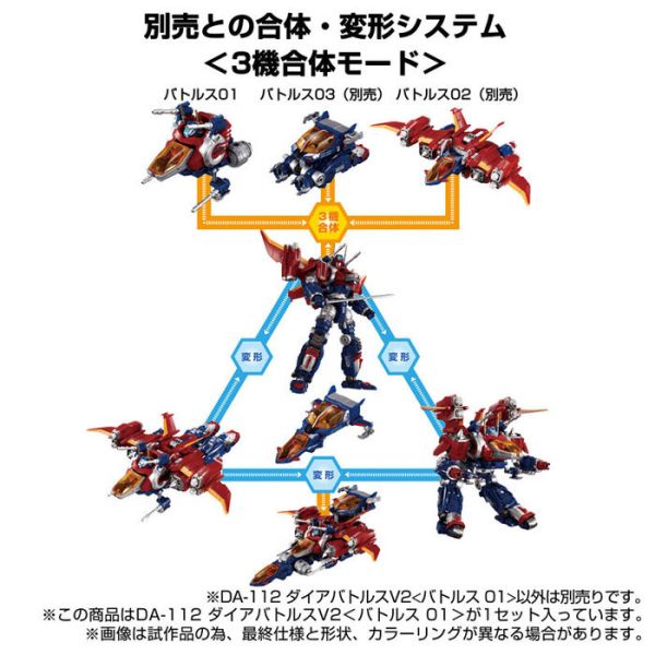 TAKARATOMY 戴亞克隆 DA-112 Dia-Battles V2 (Battles 01) TAKARATOMY 戴亞克隆 DA-112 Dia-Battles V2 (Battles 01)