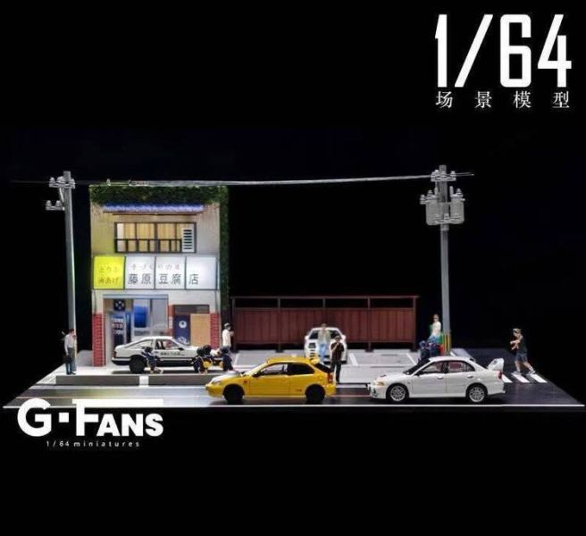 (預購) GFans 1/64 頭文字D 藤原豆腐店 仿真建築場景模型 (預購) GFans 1/64 頭文字D 藤原豆腐店 仿真建築場景模型