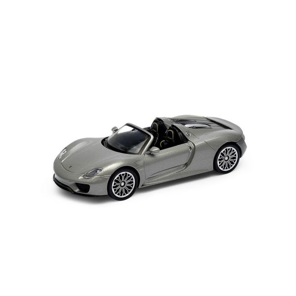 (預購) WELLY 4.75吋 保時捷 Porsche 918 Spyder 經典敞篷超跑模型30 43702C-CW-(灰色) 20260915 WELLY 4.75吋 保時捷 Porsche 918 Spyder 經典敞篷超跑模型30 43702C-CW-(灰色)