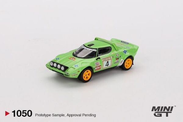 MINIGT 1/64 蘭吉雅 Lancia Stratos HF #4 1979 Spanish Rally Champion MGT01050-L MINIGT 1/64 蘭吉雅 Lancia Stratos HF #4 1979 Spanish Rally Champion MGT01050-L