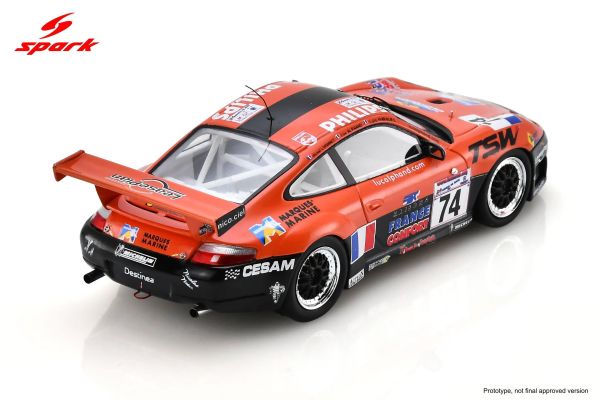 (預購) SPARK 1/43 保時捷 Porsche 996 GT3-R No.74 17th Le Mans 24H 2001 20261105 SPARK 1/43 保時捷 Porsche 996 GT3-R No.74 17th Le Mans 24H 2001