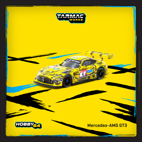 TARMAC WORKS 1/64 賓士 Mercedes-AMG GT3 Nürburgring 24h 2023 T64-062-23NUR04 TARMAC WORKS 1/64 賓士 Mercedes-AMG GT3 Nürburgring 24h 2023 T64-062-23NUR04