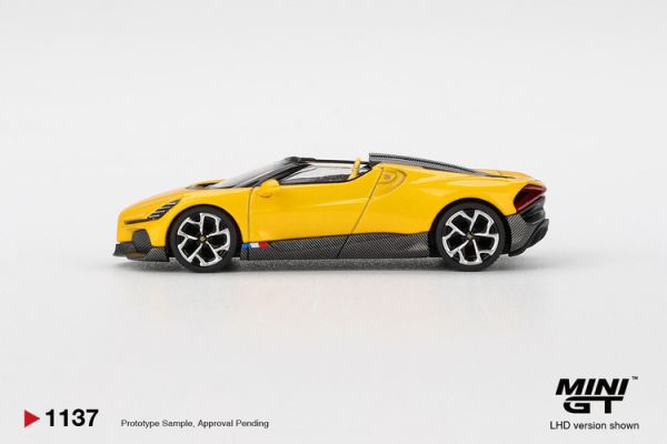 (預購) MINIGT 1/64 布加迪 Bugatti W16 Mistral Yellow LHD MGT01137-L 20251225 MINIGT 1/64 布加迪 Bugatti W16 Mistral Yellow LHD MGT01137-L