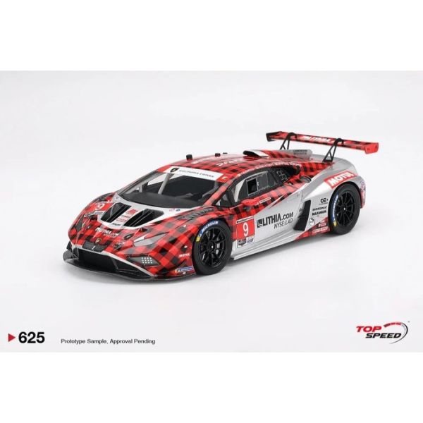 TOP SPEED 1/18 藍寶堅尼 Lamborghini Huracan GT3 EVO2 #9 Pfaff Motorsports IMSA SEBRING 12 Hrs TS0625 TOP SPEED 1/18 藍寶堅尼 Lamborghini Huracan GT3 EVO2 #9 Pfaff Motorsports IMSA SEBRING 12 Hrs TS0625