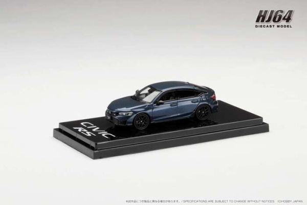 Hobby JAPAN 1/64 本田 Honda CIVIC RS Seabed Blue Pearl 珍珠藍 HJ642046ABL Hobby JAPAN 1/64 本田 Honda CIVIC RS Seabed Blue Pearl 珍珠藍 HJ642046ABL