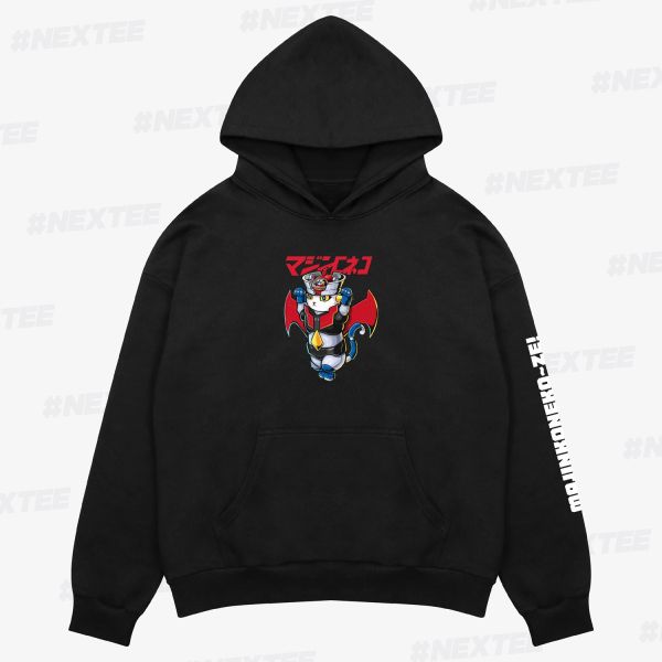 NEXTEE KONEKO 魔神喵 帽T 黑色 NEXTEE KONEKO 魔神喵 帽T 黑色
