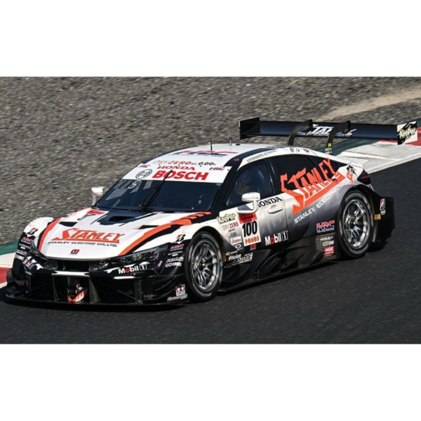 SPARK 1/64 本田 STANLEY CIVIC TYPE R-GT STANLEY TEAM KUNIMITSU No.100 GT500 SUPER GT 2025 N. Yamamoto - T. Makino 64SGT25100 SPARK 1/64 本田 STANLEY CIVIC TYPE R-GT STANLEY TEAM KUNIMITSU No.100 GT500 SUPER GT 2025 N. Yamamoto - T. Makino 64SGT25100