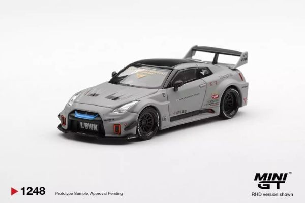 (預購) MINIGT 1/64 日產 NISSAN LB-Silhouette WORKS GT 35GT-RR Ver.1 Matt Grey LHD MGT01248-BL 20260521 MINIGT 1/64 日產 NISSAN LB-Silhouette WORKS GT 35GT-RR Ver.1 Matt Grey LHD MGT01248-BL