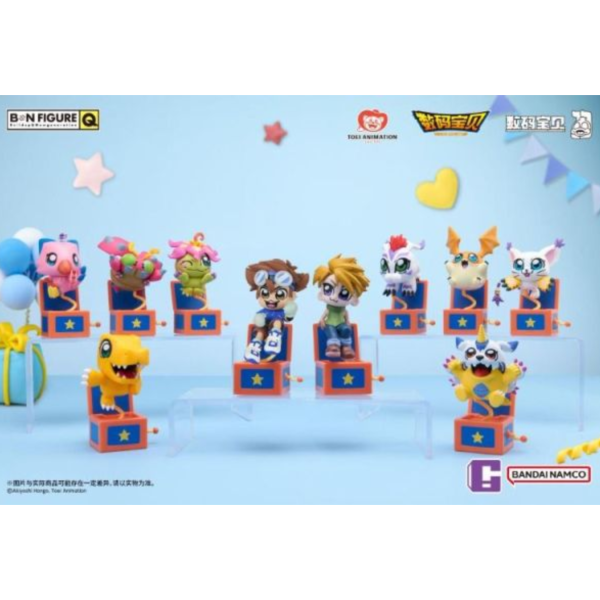 (預購) BANDAI 盲盒 BNFIGURE Q 數碼寶貝 X BKUB 聯名 全10種 一中盒10入販售 20260521 BANDAI 盲盒 BNFIGURE Q 數碼寶貝 X BKUB 聯名 全10種 一中盒10入販售