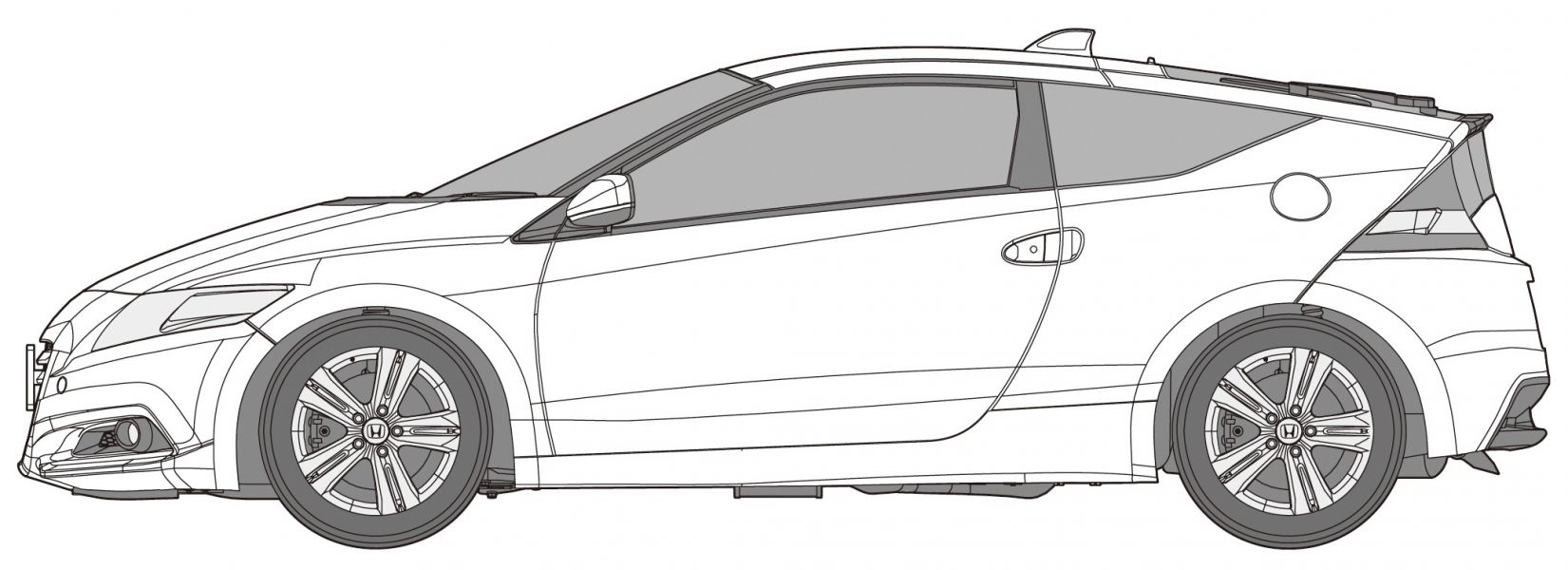 1/24 HONDA CR-Z 2011 年度受賞紀念車 FUJIMI 富士美 ID282 組裝模型 047027 FUJIMI,1/24,RS,BMW,325i,VW,GOLF,GTI,三菱,STARION,1985,SUBARU,IMPREZA,WRX,