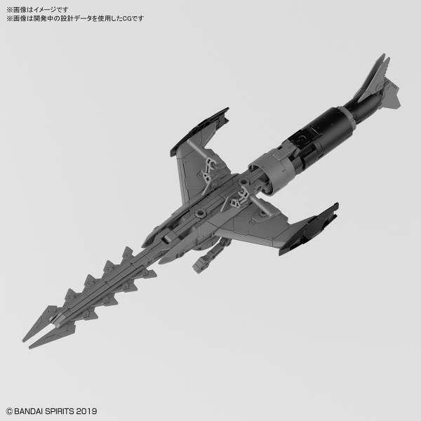 BANDAI 1/144 30MM #05 擴充武裝機具 攻擊型潛艇Ver. 淺灰色組裝模型 BANDAI,1/144,30MM,#25,指揮官機用選配式裝甲,拉比歐用