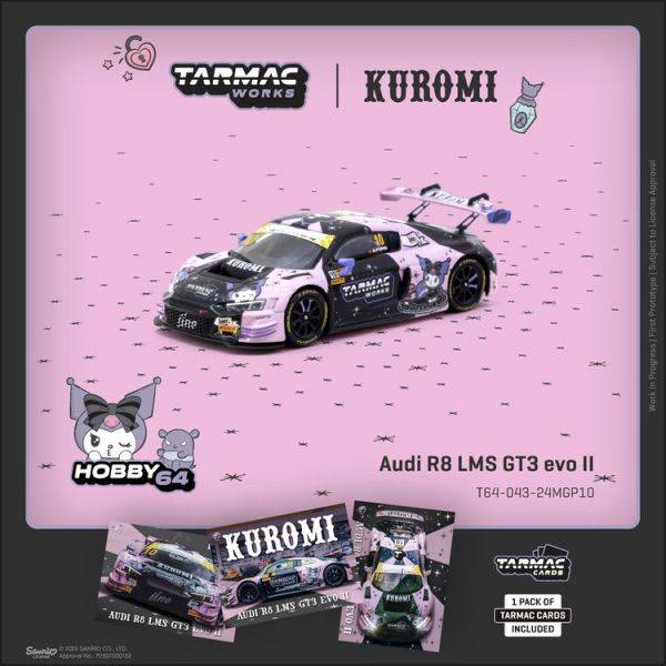 (預購) TARMAC WORKS 1/64 奧迪 Audi R8 LMS GT3 evo II Macau GT Cup - FIA GT World Cup 2024 T64-043-24MGP10 (預購) TARMAC WORKS 1/64 奧迪 Audi R8 LMS GT3 evo II Macau GT Cup - FIA GT World Cup 2024 T64-043-24MGP10