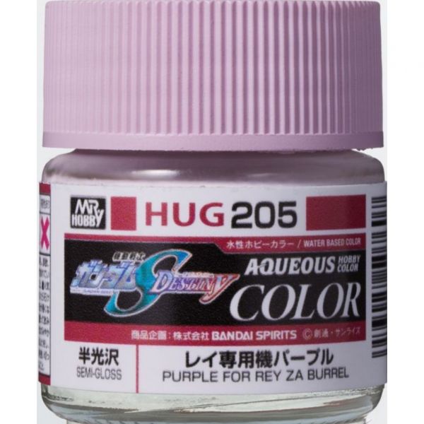 GSI 郡氏 水性漆 HUG-205 薩克勇士 雷專用機 淺紫色 半光澤 GSI,郡氏,水性漆,HUG-205,薩克勇士,雷專用機,淺紫色 ,半光澤,