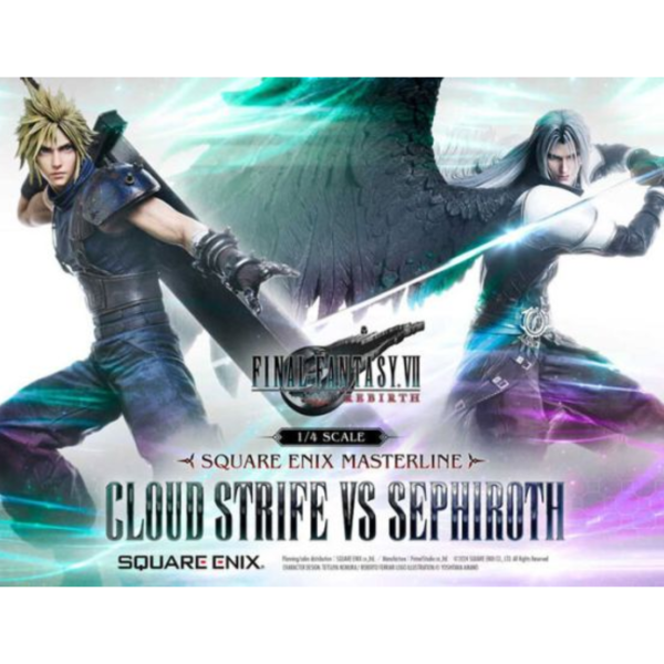SQUARE ENIX MASTERLINE 1/4 太空戰士7 重生 克勞德 VS 賽菲羅斯 PVC完成品 SQUARE ENIX MASTERLINE 1/4 太空戰士7 重生 克勞德 VS 賽菲羅斯 PVC完成品