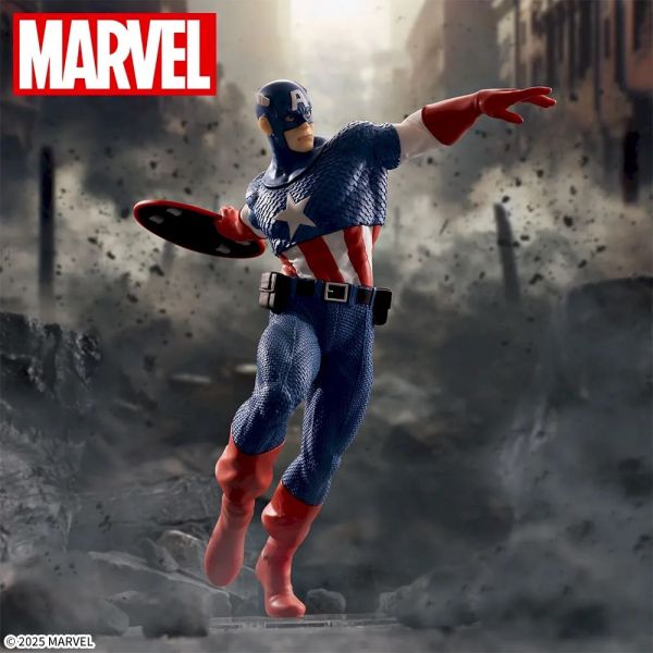 SEGA 漫威MARVEL 美國隊長 LUMINASTA公仔 SEGA 漫威MARVEL 美國隊長 LUMINASTA公仔