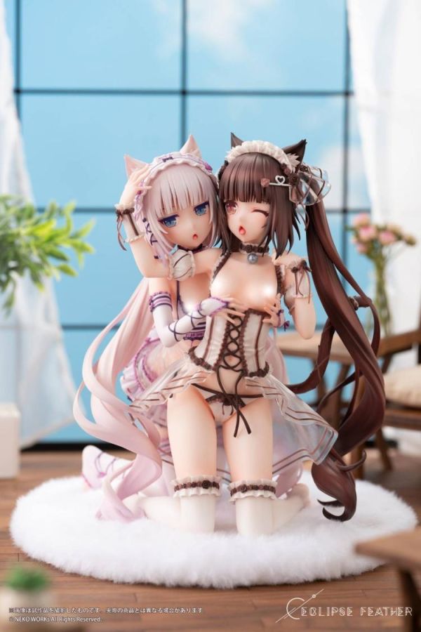 (預購) [豪華版] [18禁商品] EclipseFeather 1/6 貓娘樂園 巧克力與香草 午後的甜蜜嬉戲 Ver. PVC完成品 20260428 [豪華版] [18禁商品] EclipseFeather 1/6 貓娘樂園 巧克力與香草 午後的甜蜜嬉戲 Ver. PVC完成品