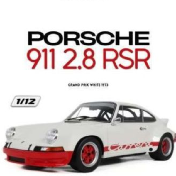 (預購) GT SPIRIT 1/12 保時捷 PORSCHE 911 2.8 RSR GRAND PRIX WHITE 1973 GT604 20260928 GT SPIRIT 1/12 保時捷 PORSCHE 911 2.8 RSR GRAND PRIX WHITE 1973 GT604