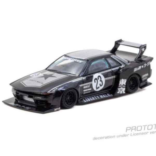 (預購) TARMAC WORKS 1/64 日產 HOBBY64 LB-KAIDO WORKS Nissan R32 Skyline Black T64-097-BLK 20260921 TARMAC WORKS 1/64 日產 HOBBY64 LB-KAIDO WORKS Nissan R32 Skyline Black T64-097-BLK