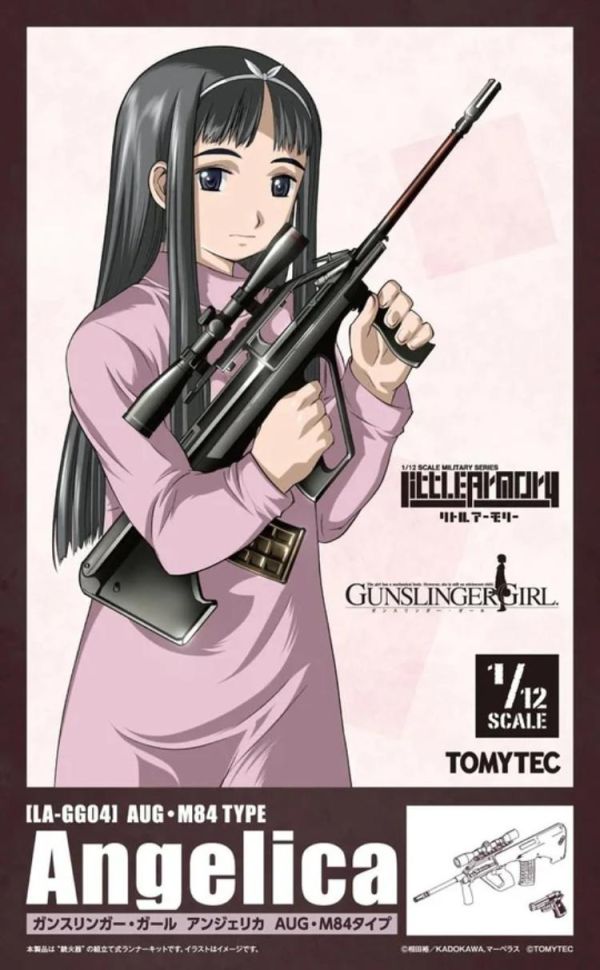 (預購) Tomytec 1/12 迷你武裝 LA-GG04 神槍少女 安潔麗卡 AUG・M84 TYPE 組裝模型 20260624 Tomytec 1/12 迷你武裝 LA-GG04 神槍少女 安潔麗卡 AUG・M84 TYPE 組裝模型