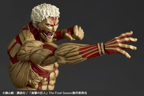 (預購) KAIYODO 海洋堂 Revoltech 驚奇山口式 進擊的巨人 鎧之巨人 萊納 2026版 可動完成品 NR101 20260510 KAIYODO 海洋堂 Revoltech 驚奇山口式 進擊的巨人 鎧之巨人 萊納 2026版 可動完成品 NR101