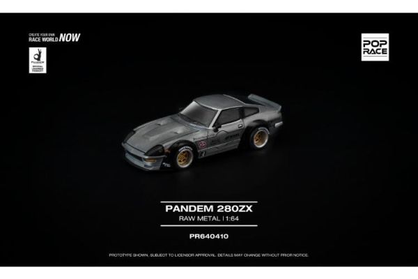 (預購) POP RACE 1/64 日產 PANDEM 280ZX RAW METAL PR640410 20260312 POP RACE 1/64 日產 PANDEM 280ZX RAW METAL PR640410