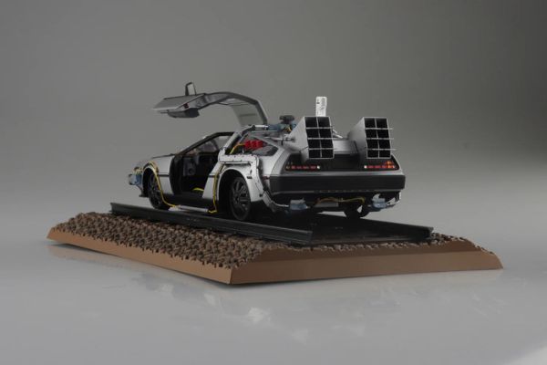 AOSHIMA 青島 1/24 回到未來 時光機 Movie Mecha Time machine from Railroad 組裝模型 AOSHIMA 青島 1/24 回到未來 時光機 Movie Mecha Time machine from Railroad 組裝模型