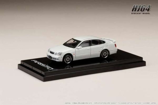 Hobby JAPAN 1/64 豐田 Toyota ARISTO V300 VERTEX EDITION 前期版 改裝式樣 珍珠白 HJ642030CW Hobby JAPAN 1/64 豐田 Toyota ARISTO V300 VERTEX EDITION 前期版 改裝式樣 珍珠白 HJ642030CW