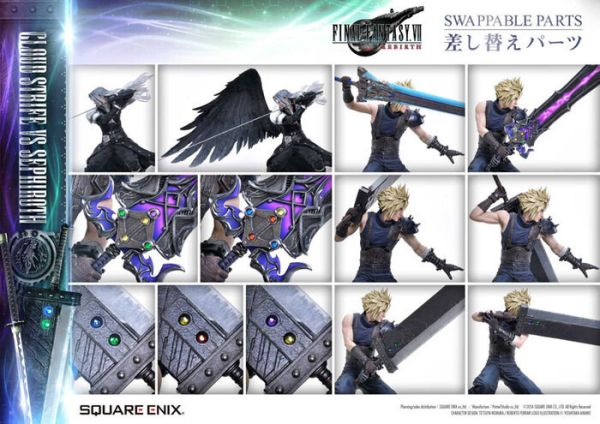 SQUARE ENIX MASTERLINE 1/4 太空戰士7 重生 克勞德 VS 賽菲羅斯 PVC完成品 SQUARE ENIX MASTERLINE 1/4 太空戰士7 重生 克勞德 VS 賽菲羅斯 PVC完成品