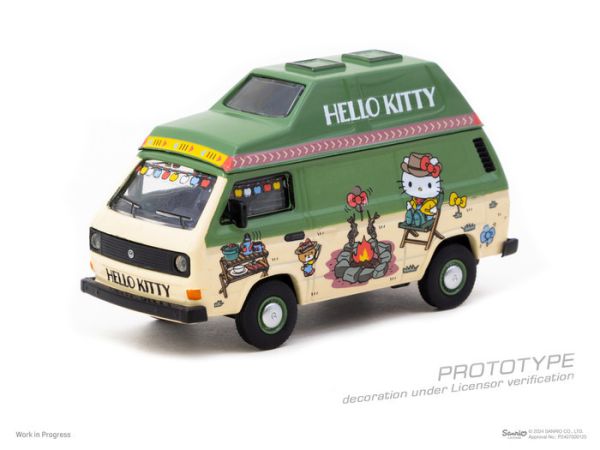 TARMAC WORKS 1/64 福斯 Volkswagen T3 Van Hello Kitty 露營車 T64S-001-HK TARMAC WORKS 1/64 福斯 Volkswagen T3 Van Hello Kitty 露營車 T64S-001-HK