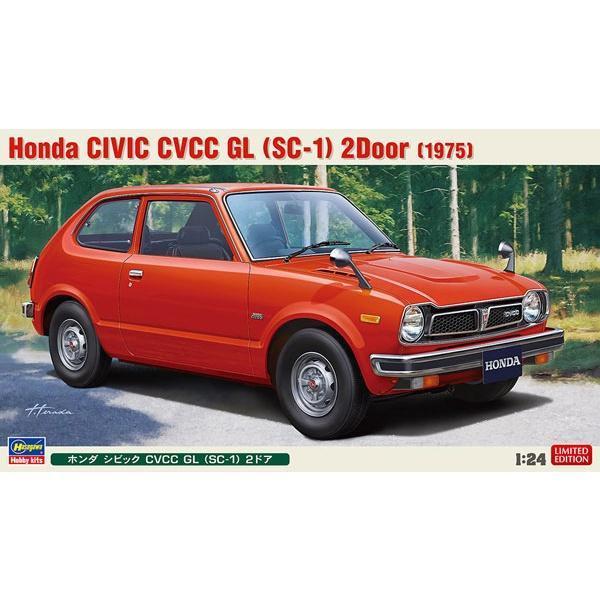 (預購) [再販] HASEGAWA 1/24 本田 Civic CVCC GL(SC-1) 2門 20261027 [再販] HASEGAWA 1/24 本田 Civic CVCC GL(SC-1) 2門