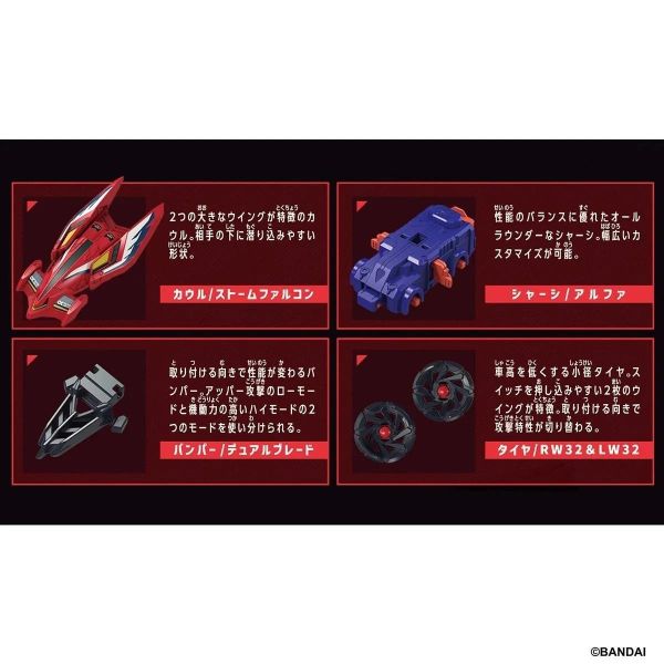 (預購) BANDAI BARABARIDE 爆裂競車 BR-04 衝刺套組 20260901 BANDAI BARABARIDE 爆裂競車 BR-04 衝刺套組
