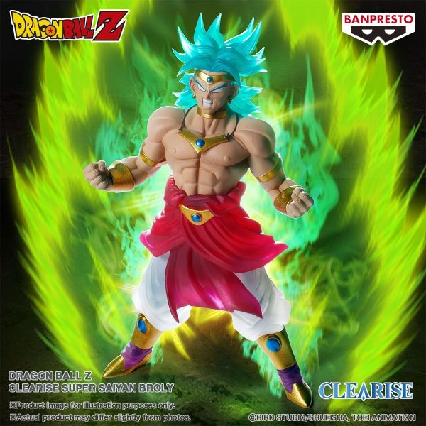 BANPRESTO 景品 七龍珠Z CLEARISE 超級賽亞人布羅利 BANPRESTO 景品 七龍珠Z CLEARISE 超級賽亞人布羅利