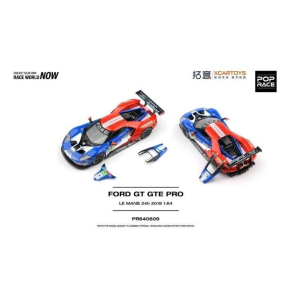(預購) POP RACE 1/64 福特 FORD GT GTE PRO LE MANS 24H 2019 PR640609 20260819 POP RACE 1/64 福特 FORD GT GTE PRO LE MANS 24H 2019 PR640609