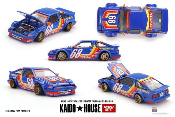 Kaido House x MINIGT 1/64 豐田 Toyota AE86 Sprinter Trueno Kaido Racing V1 KHMG196 Kaido House x MINIGT 1/64 豐田 Toyota AE86 Sprinter Trueno Kaido Racing V1 KHMG196