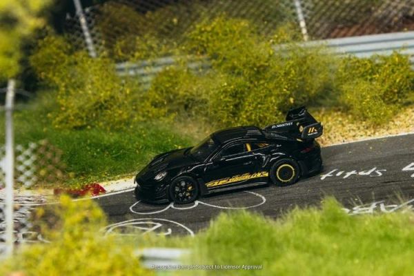 (預購) TARMAC WORKS 1/64 迷你 MINICHAMPS64 Porsche GT3RS (992.2) MR Black Yellow T64MC-023-BR 20260622 TARMAC WORKS 1/64 迷你 MINICHAMPS64 Porsche GT3RS (992.2) MR Black Yellow T64MC-023-BR