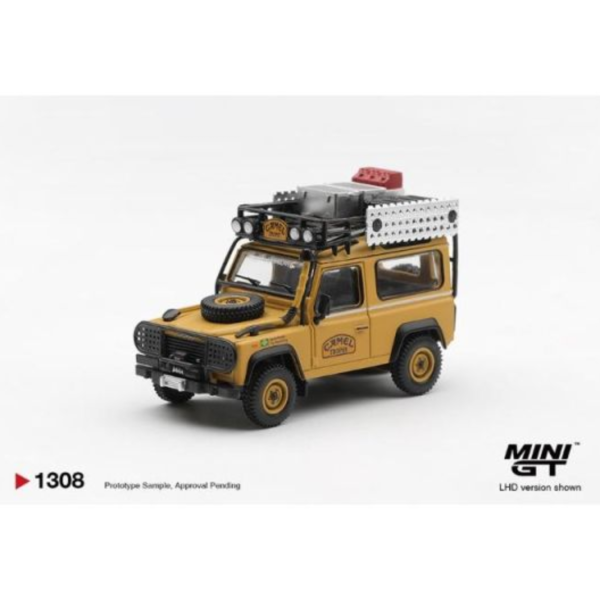 (預購) [吊卡版] MINIGT 1/64 荒原路華 Land Rover Defender 90 1985 Camel Trophy Borneo Team Brazil MGT01308-BL LHD 20260604 [吊卡版] MINIGT 1/64 荒原路華 Land Rover Defender 90 1985 Camel Trophy Borneo Team Brazil MGT01308-BL LHD