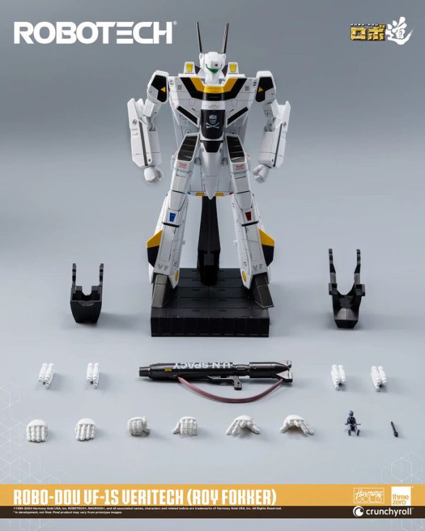 [再販] threezero  ROBO-DOU 超時空要塞 VF-1S 變形戰鬥機 洛·福卡 20.3cm 可動完成品 3Z03056W0 [再販] threezero  ROBO-DOU 超時空要塞 VF-1S 變形戰鬥機 洛·福卡 20.3cm 可動完成品 3Z03056W0