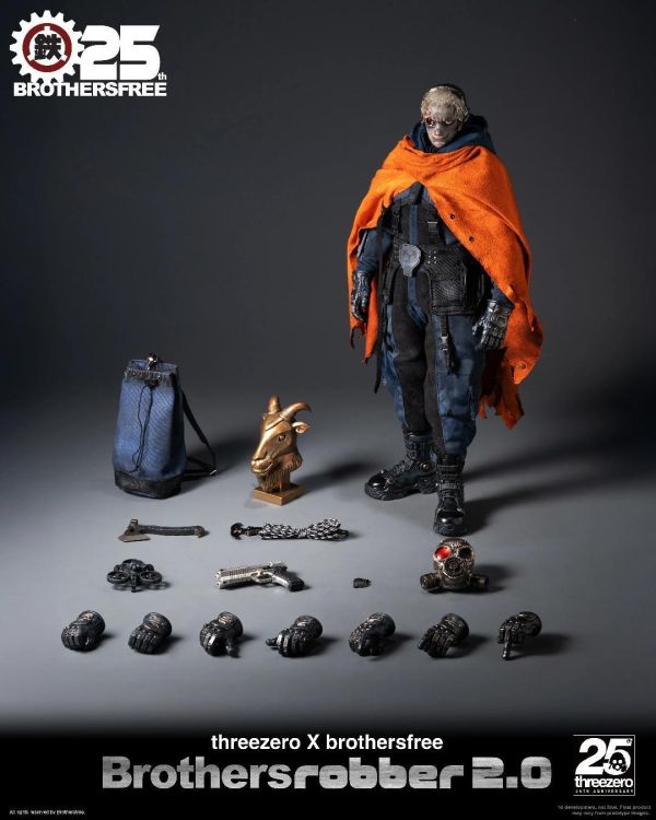 (預購) threezero 1/6 鐵人兄弟 盜俠 2.0 經典普通版 33.6cm 3Z10746W0 可動完成品 20260906 threezero 1/6 鐵人兄弟 盜俠 2.0 經典普通版 33.6cm 3Z10746W0 可動完成品