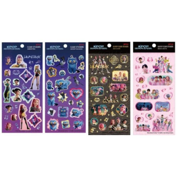 (預購) Ensky KPOP 獵魔女團 透明貼紙 HUNTR/X Derpy＆Sussie Golden Saja Boys 分別販售 20260702 Ensky KPOP 獵魔女團 透明貼紙 HUNTR/X Derpy＆Sussie Golden Saja Boys 分別販售