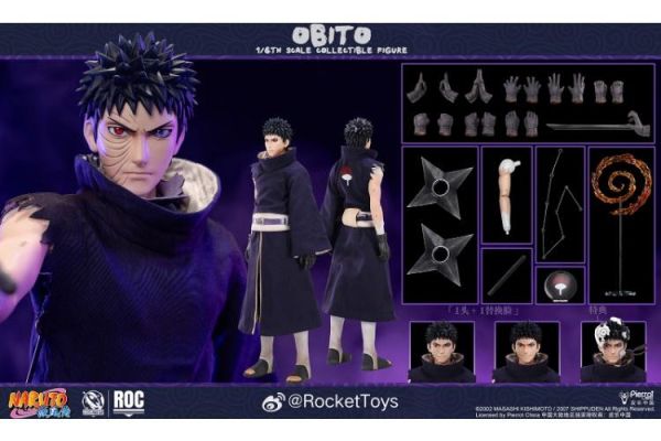 (預購) RocketToys 1/6 火影忍者 疾風傳 Obito宇智波帶土 可動完成品 ROC-022 20260602 RocketToys 1/6 火影忍者 疾風傳 Obito宇智波帶土 可動完成品 ROC-022