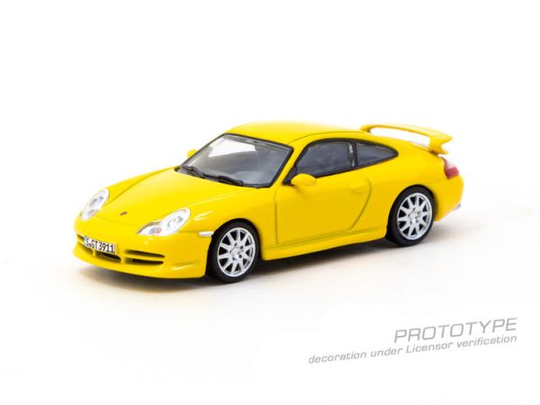 (預購) TARMAC WORKS 1/64 保時捷 Porsche 911 GT3 (type 996) Yellow T64G-069-YL (預購) TARMAC WORKS 1/64 保時捷 Porsche 911 GT3 (type 996) Yellow T64G-069-YL